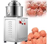 YANGYMM Hachoir à Viande éLectrique en Acier Inoxydable, Batteur à Boulettes Viande Professionnel 1500 W, Hachoir à Viande 220 V, Couteau Tridimensionnel à Quatre Lames, pour Boulettes de Viande