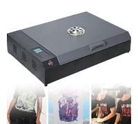 YANGYMM Imprimante DTF Portable A3, Machine SéChage DTF 930 W, TempéRature de RéGlage 0-200 °C, Four SéChage 1-999 °C, Affichage NuméRique, Impression par Transfert Thermique, pour VêTements DIY