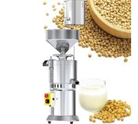 YANGYMM Machine à Lait de Soja Commerciale en Acier Inoxydable, Broyeur à Pulpe de Grande Capacité, Machine à Lait de Soja Automatique, avec ArrêT d'urgence et Interrupteur éTanche,105-2