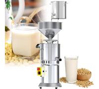 YANGYMM Machine à Lait de Soja éLectrique, Machine à Lait de Soja Commerciale en Acier Inoxydable, Machine à Lait de Soja Automatique, avec Filtre, avec ArrêT d'urgence et Interrupteur éTanche,105-2