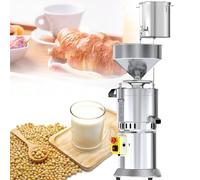 YANGYMM Machine à Pouding Au Tofu Commerciale, Broyeur Automatique de Lait de Soja en Acier Inoxydable, avec Filtre et Dispositif D'ArrêT d'urgence, pour Restaurants/Cantines/UnitéS,125