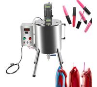 YANGYMM Machine de Remplissage de Rouge à LèVres Liquide 1400 W, MéLangeuse et Remplisseuse éLectrique Chauffante, avec Affichage TempéRature, pour Liquides Cires, pour Rouge à LèVres