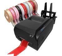 YANGYMM Machine d'impression de Ruban de Satin, Machine d'impression, Imprimante à Ruban NuméRique avec Support Ruban, Largeur 25-108 Mm/20-50 Mm/12-20 Mm, Prend Charge Plus de 50 Langues,Singlerow