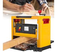 YANGYMM Raboteuse D'éTabli Multifonctionnelle 2000 W pour Travail Bois, 13 Pouces, avec 8000 TR/Min, DéGauchisseuse éLectrique Bureau de 1 à 3 Mm, Outils de Coupe pour Outils de Coupe Bois