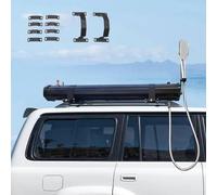 YANGYMM RéServoir de Douche Portable avec Chauffage Solaire - RéServoir d'eau Montable sur Galerie de Toit, Pommeau de Douche Tuyau, pour RandonnéE, Lavage de Voiture Nettoyage d'animaux,4.8Gal/18L