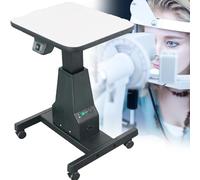 YANGYMM Table éLéVatrice MotoriséE pour Instruments D'OptoméTrie Optique, Table éLéVatrice Mobile éLectrique Professionnelle RéGlable et Facile à Soulever de 180 Mm, Capacité de Charge de 75 Kg,Black
