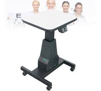 YANGYMM Table éLéVatrice MotoriséE pour Instruments D'OptoméTrie Optique, Table éLéVatrice Mobile éLectrique Professionnelle RéGlable et Facile à Soulever de 180 Mm, Capacité de Charge de 75 Kg,Black