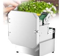YANGYMM Trancheuse à Oignons Verts Professionnelle 200 W, Coupe-LéGumes éLectrique, Hachoir à Oignons Nouveaux, 150 Kg/H, pour Ail, Gingembre, Piment, Pommes de Terre, Concombre, Oignon Vert