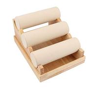 Yangyou Présentoir à en bois à 3 étages pour bracelets et colliers - Blanc
