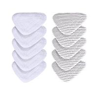 YANGYUQI 10 pièces pour Vileda Steam Plus nettoyeur à vapeur, housses de rechange en microfibre pour nettoyeur à vapeur Vileda, lavables en machine
