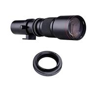 YANGZY 500mm F / 8.0-32 Super téléobjectif multi-couches Zoom manuel + monture en T vers bague d'adaptation monture EF pour EOS Rebel T3 T3i T4i T5 T5i T6 T6i T6s T7 T7i SL1 SL2 6D 7D 60D 70D 77D 80