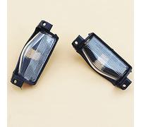 YANHAO 2 pièces/lot Voiture Style Plaque d'immatriculation Lampe lumière Coque Couverture for Mazda 2 3 M2 M3 2011 2012 2013