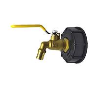 YANHAO Adaptateur de Réservoir de Vidange Robinet en Laiton de Robinet d'eau du réservoir de Prise de Courant pour Le Robinet d'irrigation de Jardin Connecteur d'eau de Jardin d'irrigation de Jardin