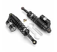 YANHAO Amortisseurs Moto,Amortisseurs ArrièRe Motocross Paire des amortisseurs d'air à l'arrière de la Moto Universel de 360mm 14 "(Black)