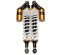 YANHAO Amortisseurs Moto,Amortisseurs ArrièRe Motocross Printemps 8mm 400mm 15 3/4 "Moto Arrospo-Amortisseur arrière de la Moto arrière Suspension arrière Scooter