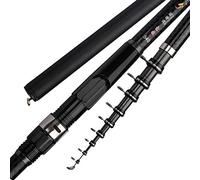 YANHAO Canne Télescopique Carpe pour Débutants, Canne à pêche en Carbone Rock 3,6 m 4,5 m 5,4 m 6,30 m 7,2 m Canne à pêche télescopique en mer Canne télescopique Ultra légère et Dure(5.4 m)