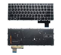 YANHAO Clavier d'ordinateur Portable Anglais for HP EliteBook Folio 9470M 9470 9480 9480M 702843-001 Nous Remplacer Clavier Argent [Facile à Installer] (Color : Backlight)