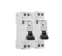 YANHAO Disjoncteur 10a,Contacteur 220v Disjoncteur GYM9N 6KA 6A 10A 16A 20A 25A 32A 40A 220V AC Courbe C Courbe B 1P+N 2 pièces(C Curve 2PCS,10A)