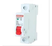YANHAO Disjoncteur 10a,Contacteur 220v Disjoncteur Miniature Domestique AC220V-400V DZ47 1P 2P 3P 4P 6A 10A 16A 20A 25A 32A 40A 50A 63A 125A(2,50A)
