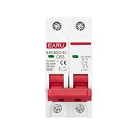 YANHAO Disjoncteur 10a,Contacteur 220v Mini disjoncteur Solaire 2P DC 1000 V, Protection Contre Les surcharges, 6 A, 10 A, 16 A, 20 A, 25 A, 32 A, 40 A, 50 A, 63 A, 1000 V CC, photovoltaïque(32A)
