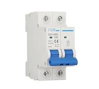 YANHAO Disjoncteur 10a,Contacteur 220v Mini disjoncteur Solaire 2P DC 1000 V, Protection Contre Les surcharges, 6 A, 10 A, 16 A, 20 A, 25 A, 32 A, 40 A, 50 A, 63 A, 1000 V CC, photovoltaïque(10A)
