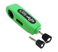 YANHAO Grip Lock Moto,Serrure de Guidon Moto 1 Pcs sécurité Scooter Guidon for Moto Lock Frein antivol Poignée d'accélérateur Protection Serrures de sécurité Universel (Color : Green)