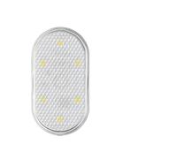 YANHAO Lampe Lecture Toit IntéRieur Voiture, Lot De 1 À 4 Lampes LED Sans Fil Utilisation Adaptée Pour Intérieur Voiture, Plafonnier, Lampe Lecture, Décoration, Éclairage Toit(2Pcs,White)