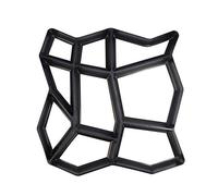 YANHAO Moule pour Pavé Béton Chemin Maker Moule réutilisable Jardin Plancher Route DIY Pavement Black Mold Béton Ciment Pierre Conception Finisseur Moule Marche