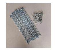 YANHAO Rayons VéLo Acier Inoxydable, 12G Diamètre 2,5 mm for Rayons de vélo Longueur 170-305 Acier 40 pièces avec écrous(305mm)