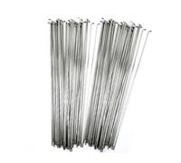 YANHAO Rayons VéLo Acier Inoxydable, 36 pièces for Rayons de vélo 14G électrique en Acier Inoxydable argenté avec écrous cuivre 40-350 mm(14G 155mm 36pcs)