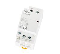YANHAO Relais 220v,Contacteur avec Rail Din Contacteur modulaire 2P 40a 63A 2NO ou 2NC Montage de Rail DIN AC220V 230V Automatique(2P 63A 2N0 220V)