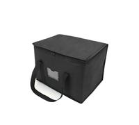 YANHAO Sac Nourriture Chaude pour Pizza Sac à Pizza Sac de Livraison de Repas, Noir Pliable Remplacement à emporter Thermique Chaud Sac Froid 16L/28L/50L 1 pièces Sac Isolant(16L)