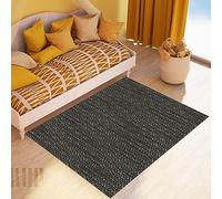 YANHONG Antidérapant Tapis Couloir 40 x 170 cm Moderne Lavable avec Surface Absorbant Intérieur Moderne Tapis de Sol avec Fond antidérapant pour Décoration Maison, Gris Foncé