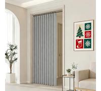 YANHONG Rideau Separation 58 x 104 cm Anti-Moisissure, Imperméable, Anti-Éclaboussures Rideau de Porte Pliable Installation Facile et Rapide pour Balcon Armoire et Cloison, Gris