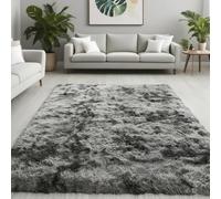 YANHONG Tapis de Salon 220 x 420 cm Antidérapant Lavable Moderne à Poils Tapis Chambre Enfant Salon Antidérapant Décoration pour Filles, Garçons Chambre, Gris Foncé
