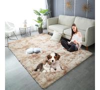 YANHONG Tapis de Salon Moderne 100 x 280 cm Antidérapant Lavable Moderne à Poils Tapis Moelleux à Poils Antidérapant, Décoration Intérieure pour Balcon Cuisine Salle à Manger, Kaki