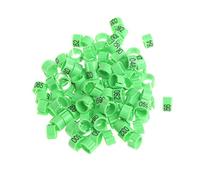 Yanhonin 100 Pcs 8mm Identifient Le Support De Bague, Bandes De Nombre d'oiseaux De Formation De Jambe De Pigeon