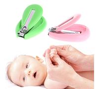 Yanhonin 1Pc Coupe Ongle Bebe Securite - Ciseaux a Ongles Bebe Confort - Soin des Ongles Bebe