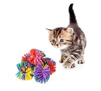 Yanhonin 5pcs Jouet pour Chat - EVA Fleur Balle Chiens Chiot Chaton Interactif drôle Jouets