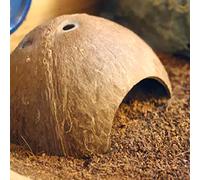 Yanhonin Aquarium Décoration, Reptile Coco Naturel Hidden Cave, Reptile Tortue crevettes Maison