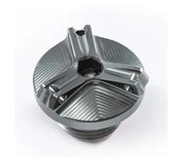 YaniJydQ Bouchon Remplissage D'huile Moteur Couvercle De Filtre À Huile en Aluminium M20 X 2,5 pour Moteur Z900, Z650, Z800, Z400, Z1000, Z1000R, Z1000SX, Z900RS(Titane)