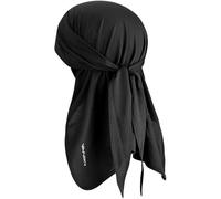YANIKY bandana pour homme - Respirant - Durag - Accessoire de tête multifonction 3 en 1 - Foulard élastique - Bandana de sport, Noir