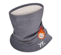 YANIKY Écharpe tubulaire pour homme et femme - Chauffe-nuque chaud et respirant - Foulard doux multifonction - Écharpe extensible, gris/bleu, taille unique