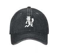 YANIUIE Casquettes de Baseball psychopathe Rétro en détresse Denim Insane Clown Posse Couvre-Chef Golf en Plein air Ajustement réglable Casquettes Chapeau Cadeau