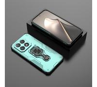 YANJIEER Coque Homme pour Xiaomi POCO M7/POCO C75,Redmi 14C/Redmi A4 5G Houss Armure Dur avec Anneau 360° et Béquille, Etui Protection Antichoc de Militaire Compatible Support Voiture Magnétique Vert