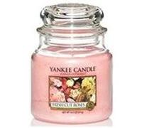 Yankee candle 1038356e bougie fresh cut roses en jarre rouge Rouge G