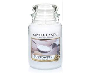 Yankee candle 1038414E Bougie votive senteur Talc de bébé 49 g Blanc