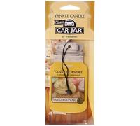 Yankee Candle 1158159E Diffuseur pour Voiture Senteur Vanilla Cupcake/Gâteau Vanille, Carton, Jaune, 7,8 x 19,7 x 0,7 cm