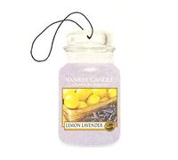 YANKEE CANDLE 1172084E Diffuseur Senteur Citron Lavande pour Voiture Carton Violet 7,6 x 19,7 x 0,7 cm