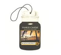 Yankee Candle 1295691e Noir Classique de Noix de Coco Désodorisant de Voiture en Pot